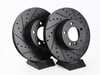 ECS BMW E9X Front V5 Drilled & Slotted Brake Rotors - Set (312x24) 34116855006-XS View 1