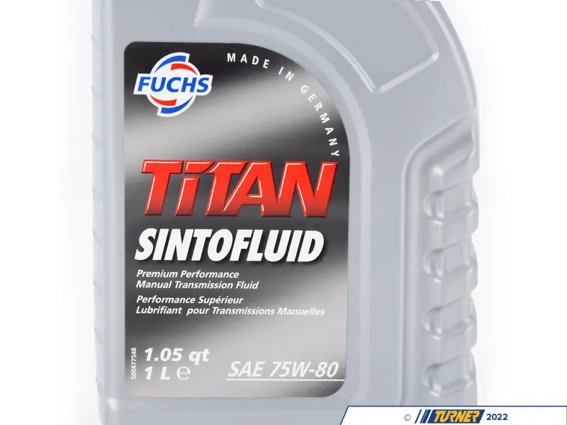 344627F - Fuchs Titan Sintofluid - 75w-80 | Turner Motorsport