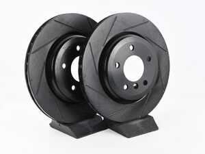 Rear V5 Slotted Brake Rotors - Set (320x22)