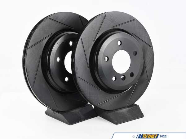 ECS Rear V5 Slotted Brake Rotors - Set (320x22) 34216864052-S