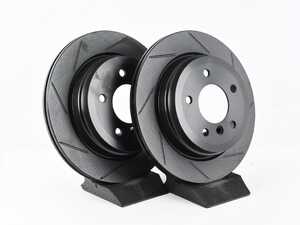 Rear V5 Slotted Brake Rotors - Set (300x20)