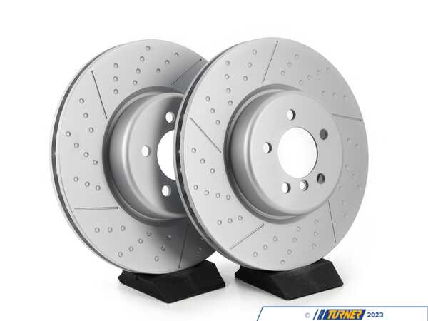 thumbnail image 2 of Approved Performance Front & Rear Drilled & Slotted Brake Rotors Set For Acura TSX Honda Accord 2 of 6