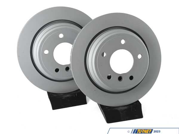 ECS Rear V5 Plain Brake Rotors - Set (298x20) 34216767060-P