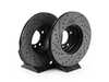 ECS Front V5 Drilled & Slotted Brake Rotors - Set (296x22) 34116767061-XS View 2