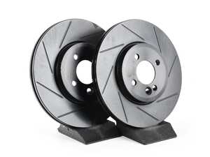Front V5 Slotted Brake Rotors - Set (294x22)