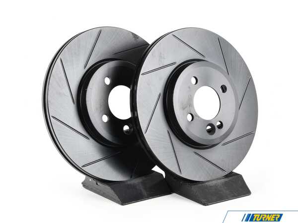 ECS Front V5 Slotted Brake Rotors - Set (294x22) 34116768933-S