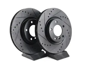 Front Drilled & Slotted Brake Rotors V5 - Set (315x28)