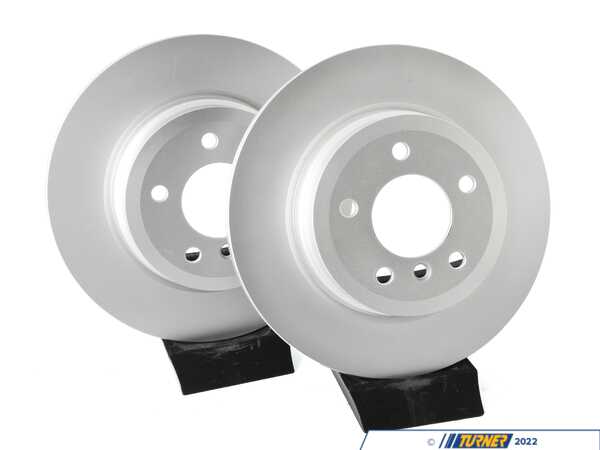 ECS Rear V5 Plain Brake Rotors - Set (324x22) 34216855003-P