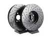 ECS ECS Front V5 Drilled & Slotted Brake Rotors - Set (348x36) 34116860911-XS View 3