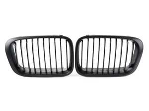 thumbnail image 2 of Chrome Front Kidney Grille Set For BMW 3 Series E46 Coupe & Cabrio (1999-2003) - Mesh Style 2 of 5