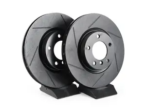 BMW E36 Front V5 Slotted Brake Rotors - Set (315x28)