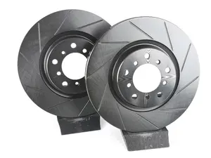 ECS Front V5 Slotted Brake Rotors - Set (325x28)