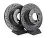 ECS Rear V5 Drilled & Slotted Brake Rotors - Set (300x20) 34216855005-XS View 1