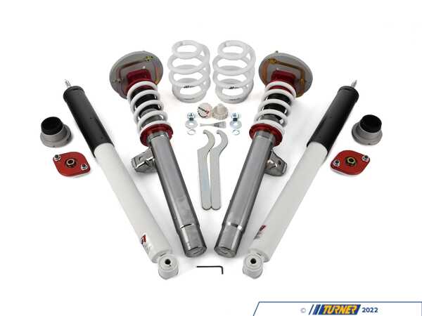 TC Kline Racing E46 TCKR Single Adjustable Coilover Kit - FS 550# - RS 600# - Monoball Rear Shock Mounts TCKE46Single5506