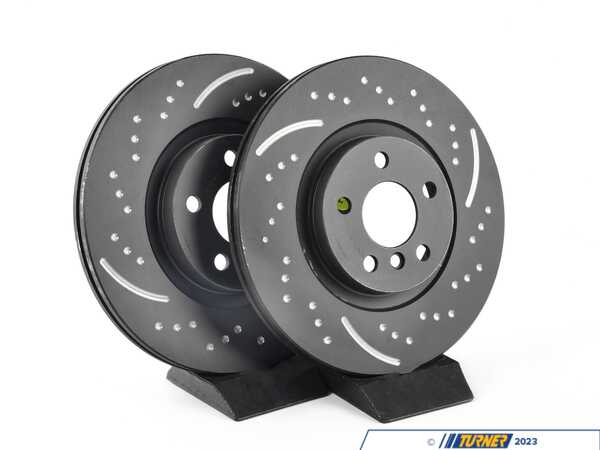 EBC Rear Brake Rotors EBC Slotted And Dimpled JCW - Pair 11.811" (300x20) GD1997