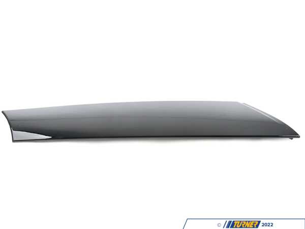 URO A - Pillar Black Trim Cover - Left 51137272583