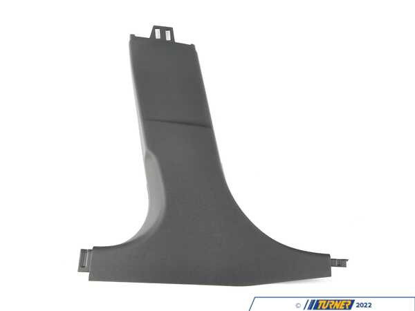 Genuine BMW COVER, B-COLUMN BOTTOM LEFT 51437481637