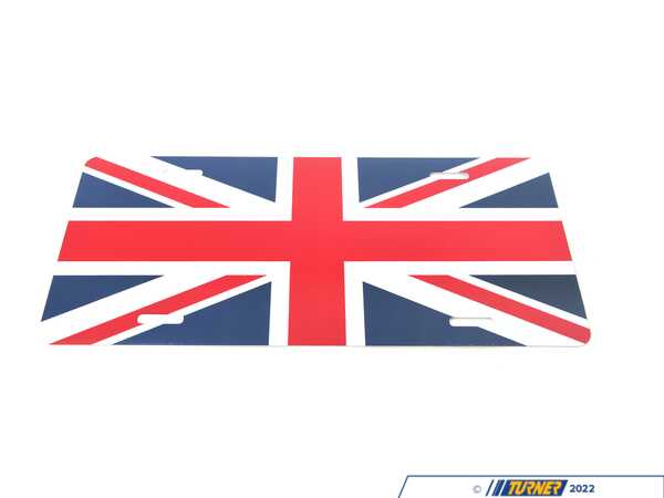 Bremmen Parts Marque License Plate - Union Jack - Priced Each 82120309265