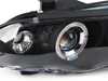 Spec-D Tuning Spec-D Dual Halo Projector Headlight Set - Matte Black Housing/Clear Lens - E46 LHPE46994JMTM View 9