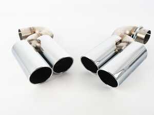 E70 X5 Supersprint 90mm Quad Exhaust Tips (Fits with Supersprint Muffler)