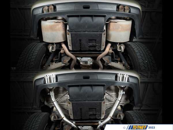 Turner Motorsport E53 Muffler Deletes - M62/M54 (MUST CHOOSE TIP STYLE FROM MENU BELOW) 050269LA01