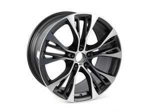 Genuine BMW Gloss-Turned Light Alloy Rim