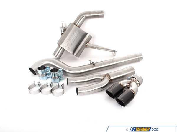 Turner Motorsport N52 Axle-Back Exhaust - E90, E92 (MUST CHOOSE TIP STYLE FROM MENU BELOW) 017162LA01B