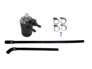 M7 Black Billet Aluminum Updated Oil Catch Can Kit - N18 Engine - Black 