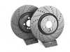 ECS MINI JCW GP2 Front V5 Drilled & Slotted Brake Rotors - (330x25) 34116858071-XS View 1
