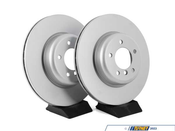 ECS Front V5 Plain Brake Rotors - Set (338x26) 34116778647-P