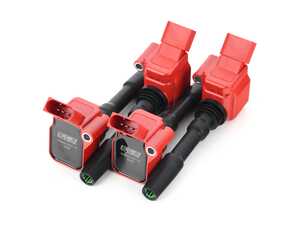 ECS Upgraded Ignition Coils - Red - Set Of Four