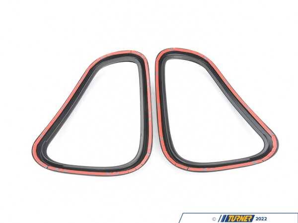 ECS Black Tail Light Trims - Set  63217166959