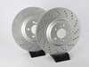 ECS ECS Rear V5 Drilled Brake Rotors - Set (370x24) 34212284811-X View 1