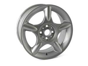 Genuine MINI Light Alloy Rim, Silver 61/2Jx16 Et:48 - 36111512348
