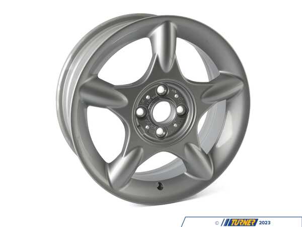 Genuine MINI Genuine MINI Light Alloy Rim, Silver 61/2Jx16 Et:48 - 36111512348 36111512348
