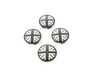ECS MINI Center Cap (54mm) Union Jack  Gray Jack - Set Of Four 36131171069GUJ View 2