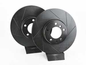 Front V5 Slotted Brake Rotors - Set (324x30)
