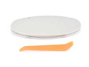 Sun Visor / Mirror Illumination Section Only Hellu Gray (HellGrau) - Priced Each 