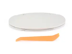 Sun Visor / Mirror Illumination Section Only Hellu Gray (HellGrau) - Priced Each 