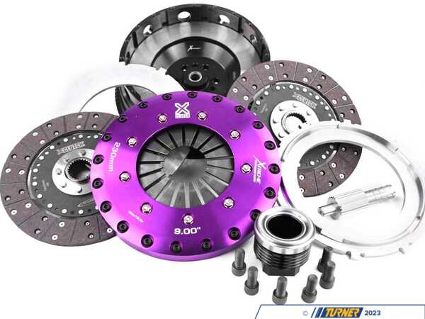 XClutch 9" Twin Disc Clutch Kit - Solid Organic Discs XKBM23560-2G