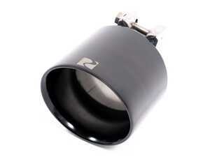 Rennline Universal 4" Exhaust Tip Black - Priced Each 