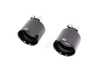 Rennline BMW & MINI Rennline Universal 4" Exhaust Tips - Pair ex17.blackKT View 1