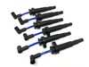 Precision Raceworks N54 Replacement Spark Plug Wires - 6pk, Blue, Short (Factory Location) 201-0003 View 1