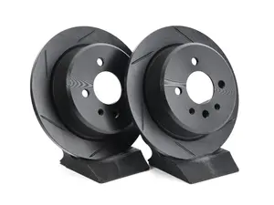 Rear V5 Slotted Brake Rotors - Set (258x10)