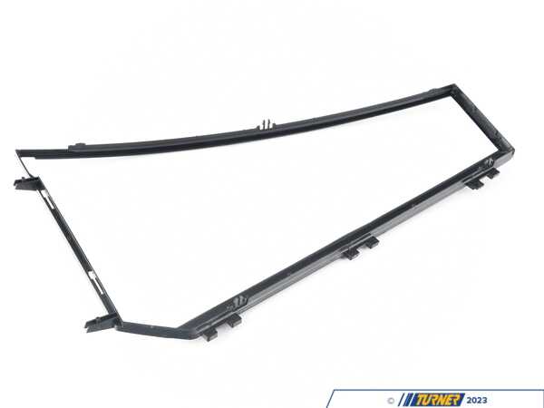 51357205604 - Genuine BMW Frame For Fixed Side Window, Right