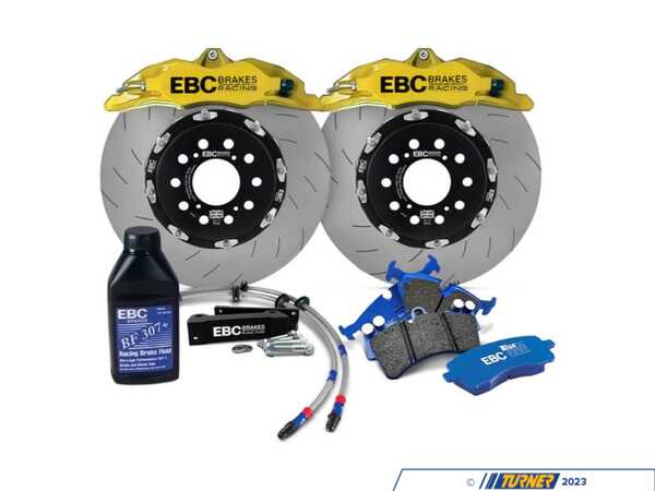 EBC Racing 00-07 BMW M3 (E46) Black Apollo-4 Calipers 355mm Rotors Front Big Brake Kit main image 0