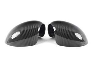 JCW Style Carbon Fiber Mirror Cap Clip In Covers  - Set
