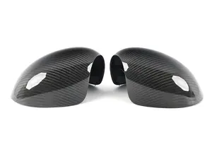 JCW Style Carbon Fiber Mirror Cap Clip In Covers  - Set