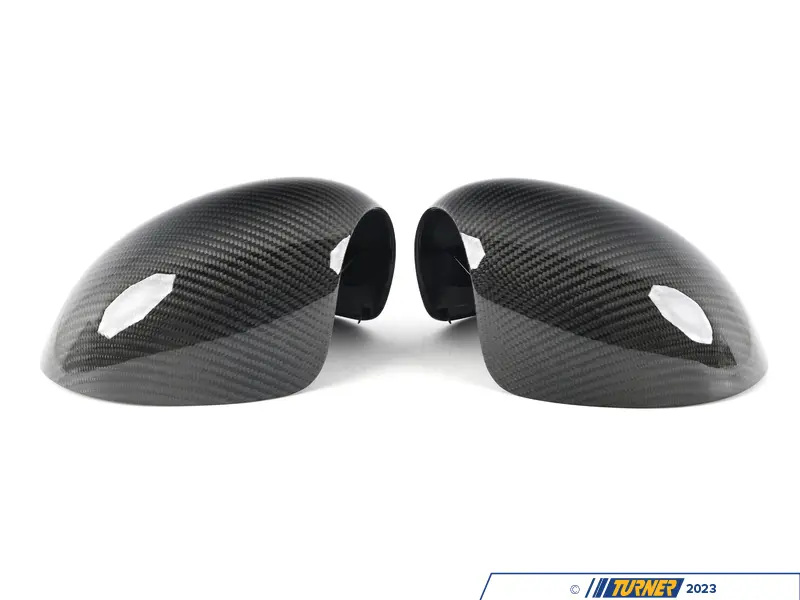 51160415376CFPF - JCW Style Carbon Fiber Mirror Cap Clip In Covers