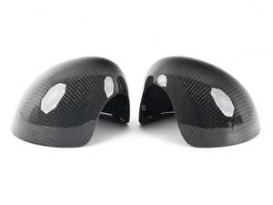 JCW Style Carbon Fiber Mirror Cap Clip In Covers - Set